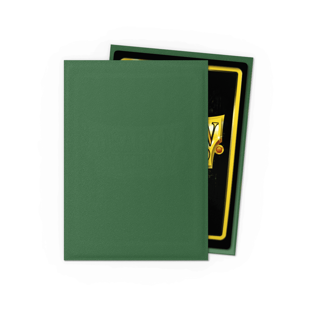 Dragon Shield Forest Green 100 Standard Sleeves