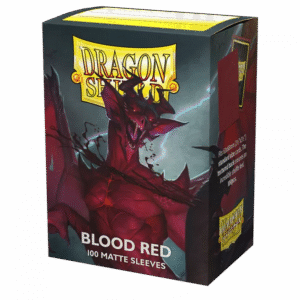 Dragon Shield Blood Red Matte Dual 100 Standard Sleeves