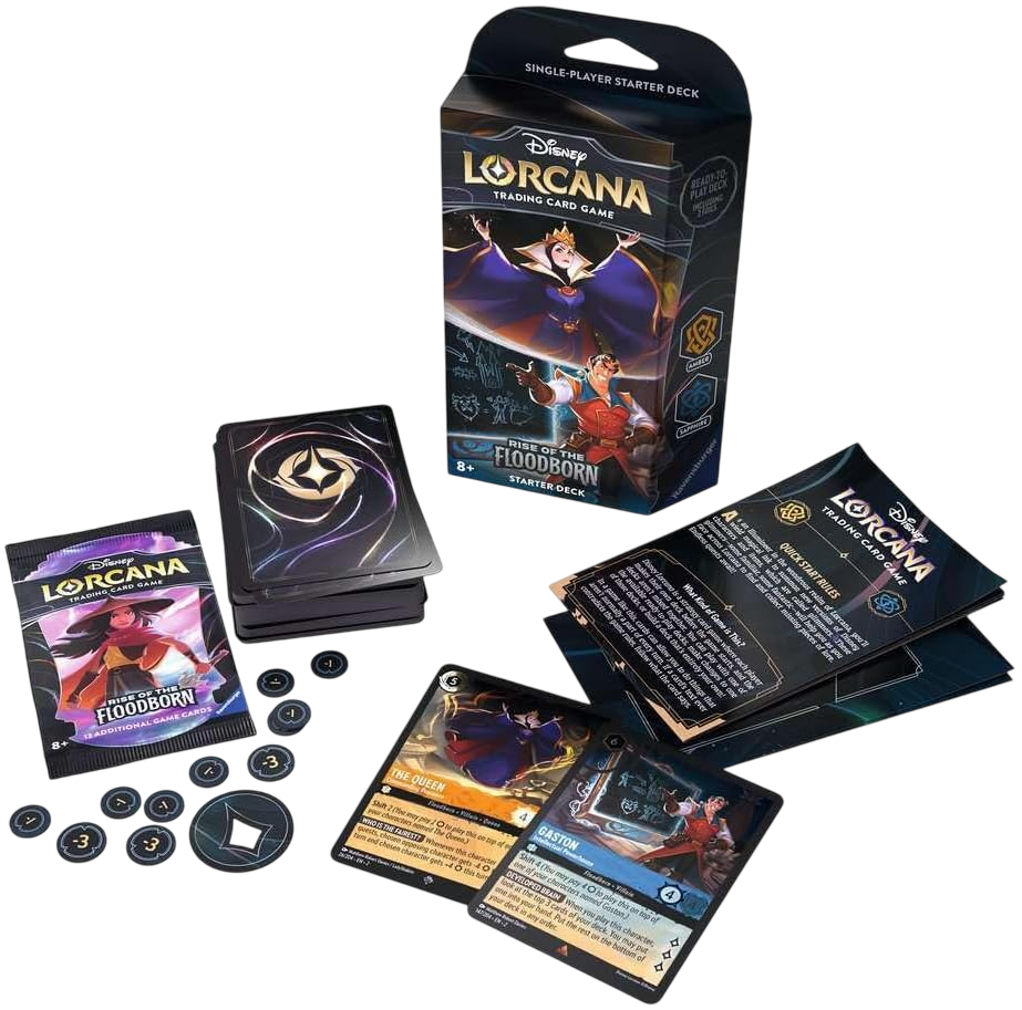 Disney Lorcana Rise of the floodborn (Amber, Sapphire) Deck