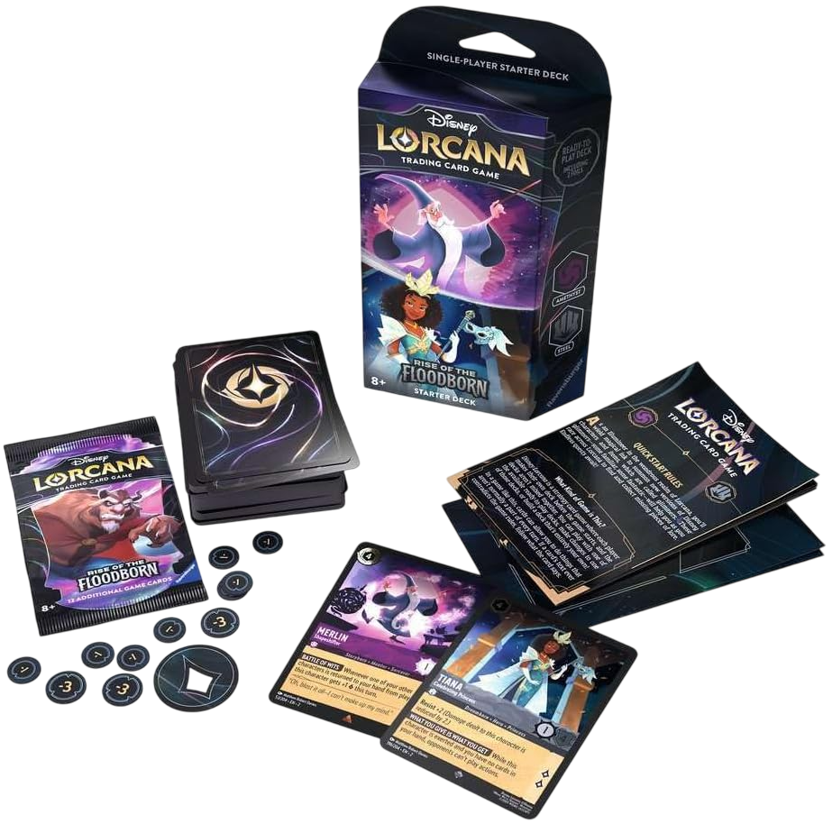 Disney Lorcana Rise of the floodborn (Amethyst, steel) Deck