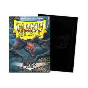 Dragon Shield Black Matte 100 Standard Sleeves