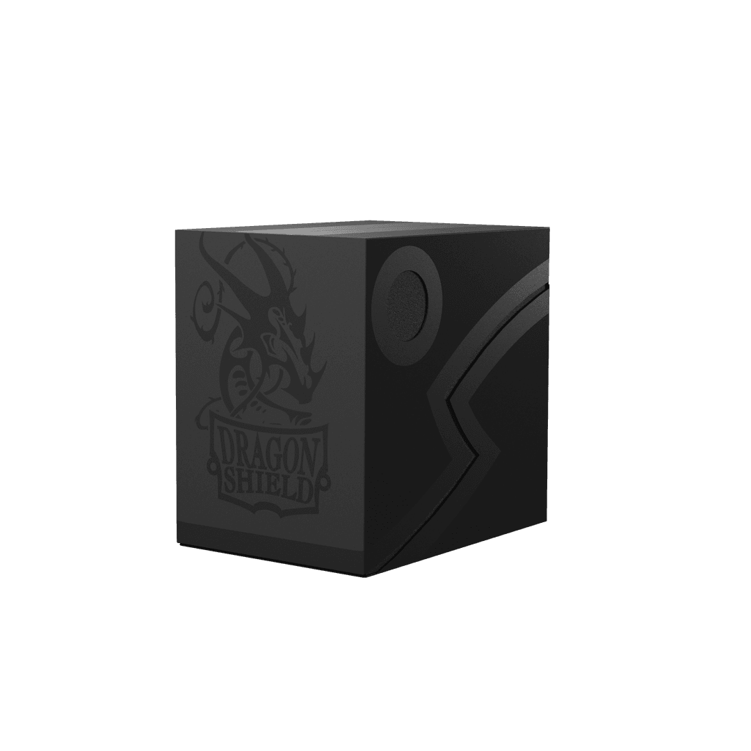 Dragon Shield Double Shell Shadow Black Deck Box