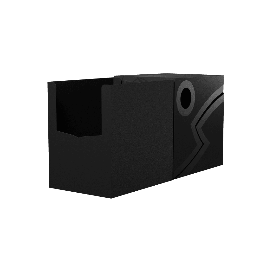 Dragon Shield Double Shell Shadow Black Deck Box