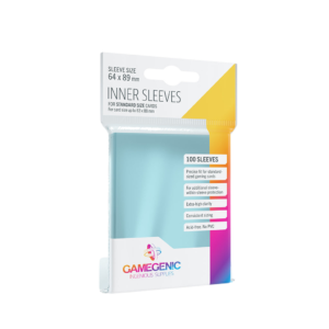 GameGenic Perfect Fit Clear 100 Standard Sleeves