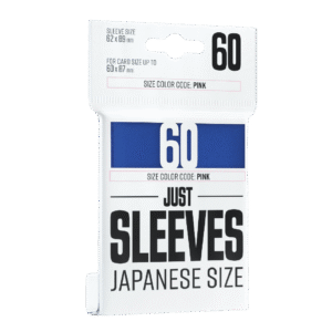 Just Sleeves 60 Japanese Size - Blue