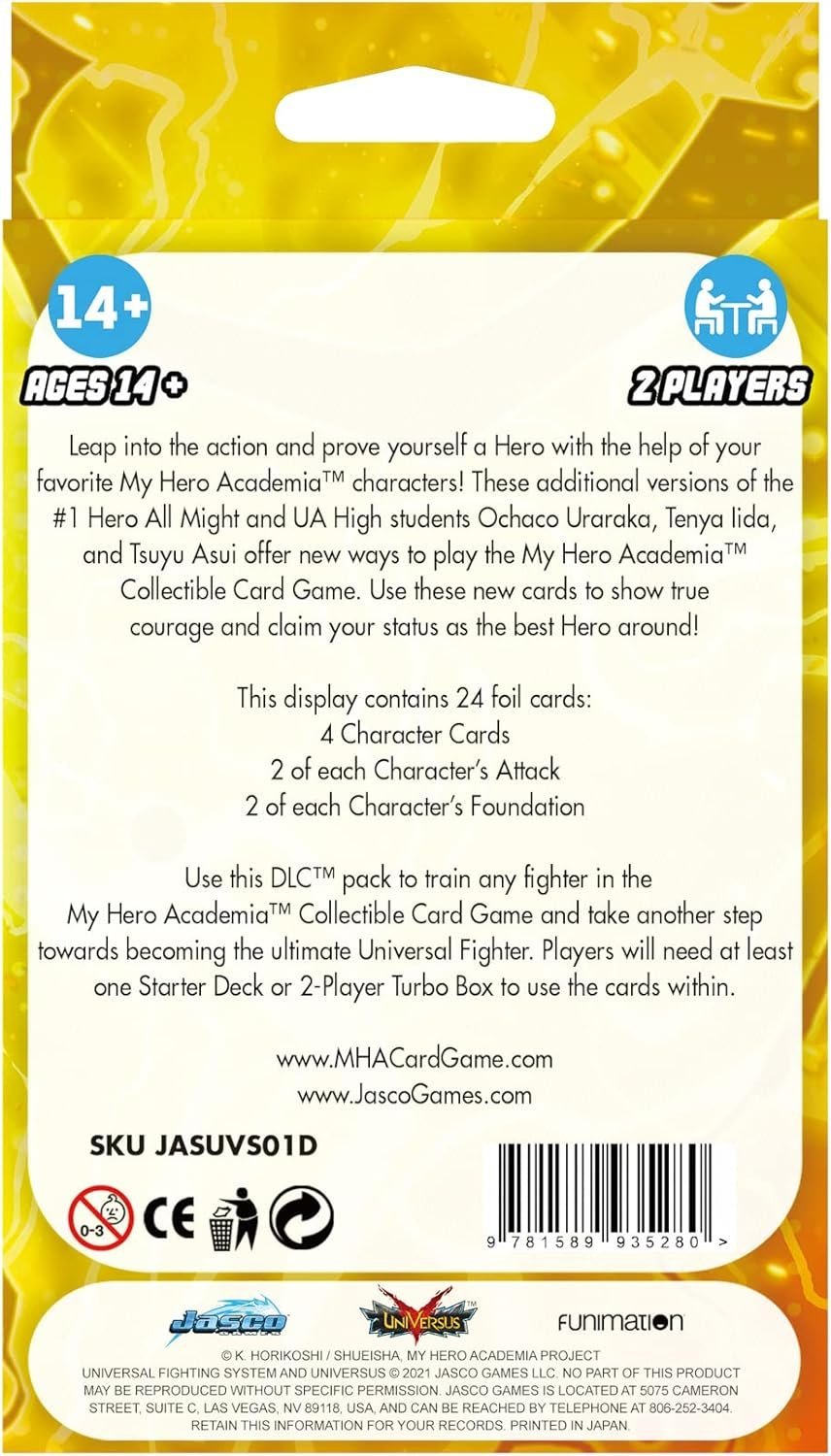 My Hero Academia CCG Wave 1 Deck